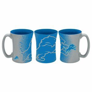 Detroit Lions 14oz Coffee Mug NFL Mocha Style